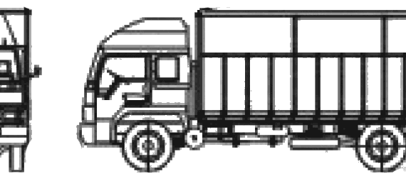 Eicher Jumbo 20.16 truck - drawings, dimensions, figures