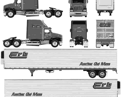 Erb Transport truck - drawings, dimensions, pictures