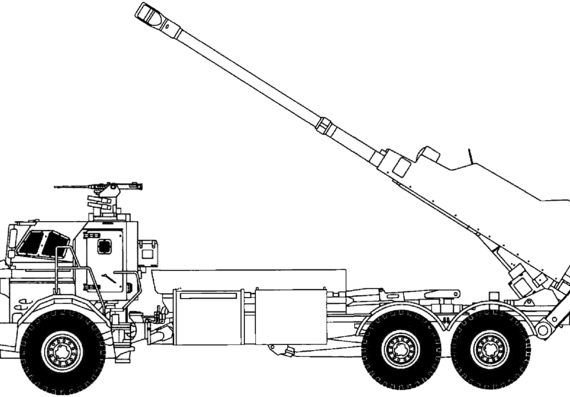 Truck FH 77BW Archer - drawings, dimensions, figures