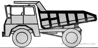 Truck Faun K17 19t (1966) - drawings, dimensions, pictures