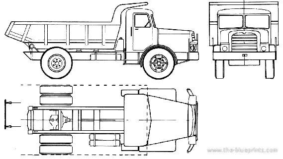 Faun K20 truck (1956) - drawings, dimensions, pictures