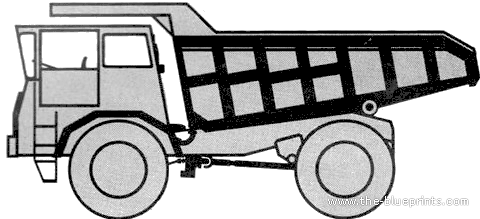 Faun K40 40t truck (1966) - drawings, dimensions, figures