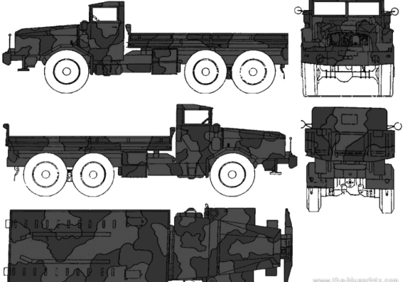 Truck Faun Kipper 12t - drawings, dimensions, pictures