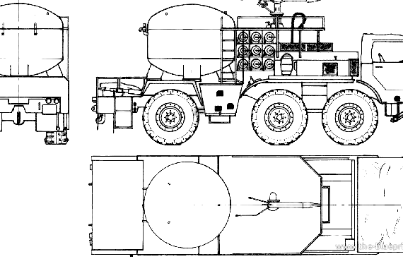 Грузовик Faun L 912-21 Fire Truck (1965) - чертежи, габариты, рисунки