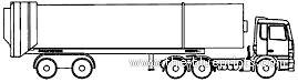 Грузовик Faun Rotopress 541 Dump Truck (2006) - чертежи, габариты, рисунки