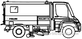 Faun Viajet 5U Street Sweeper truck (2006) - drawings, dimensions, pictures