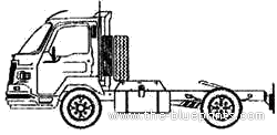 Feresa AV 120 Argentina truck (1987) - drawings, dimensions, pictures