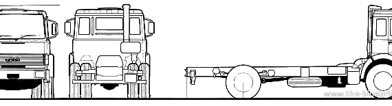 Truck Fiat 170 4x2 LWB - drawings, dimensions, figures