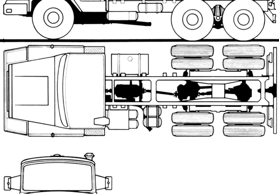 Fiat 260 PAC.26 6x6 truck (1992) - drawings, dimensions, figures