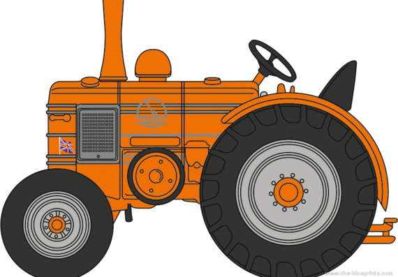 Грузовик Field Marshall Tractor - чертежи, габариты, рисунки