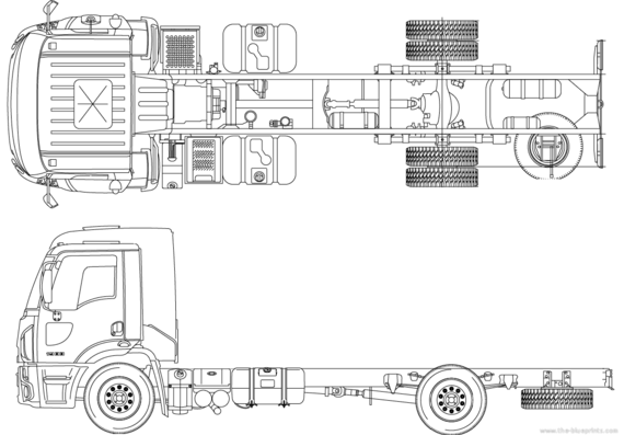 Грузовик Ford BR Cargo 1933 2012 (2012) - чертежи, габариты, рисунки