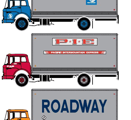 Ford C Box Truck - drawings, dimensions, pictures
