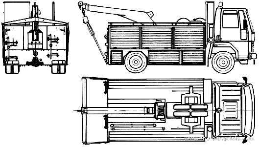 Ford E Cargo 0712 Fire Truck (1981) - drawings, dimensions, pictures
