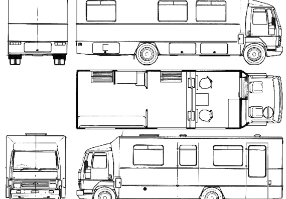 Ford E Cargo Truck 0813 (1986) - drawings, dimensions, pictures