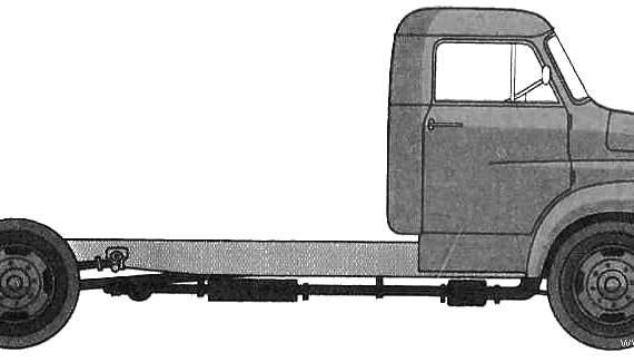 Ford Trader 30 truck (1962) - drawings, dimensions, pictures