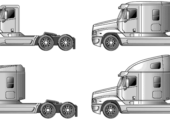 Freightliner Century truck (2005) - drawings, dimensions, pictures