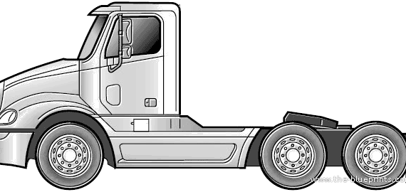 Freightliner Columbia truck (2005) - drawings, dimensions, pictures