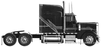 Freightliner LFD120 The Classic truck - drawings, dimensions, pictures