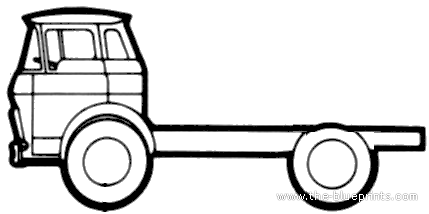 Truck GMC TG 6000 (1972) - drawings, dimensions, pictures