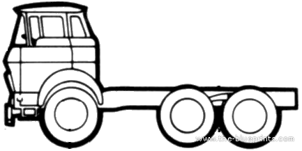 Truck GMC TV 7500 (1972) - drawings, dimensions, pictures