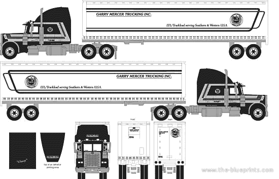 Gary Mercer truck - drawings, dimensions, pictures