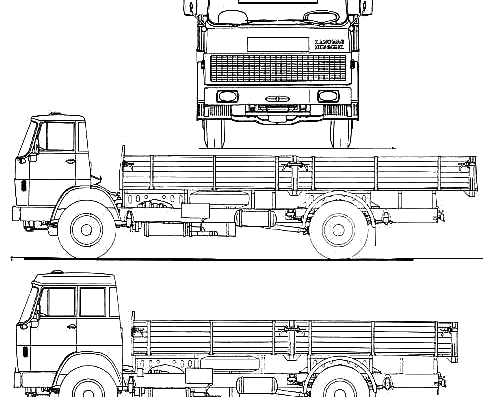 Hanomag Henschel F193 L truck - drawings, dimensions, pictures