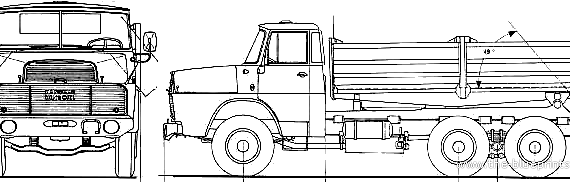 Hanomag Henschel H261 K truck - drawings, dimensions, figures