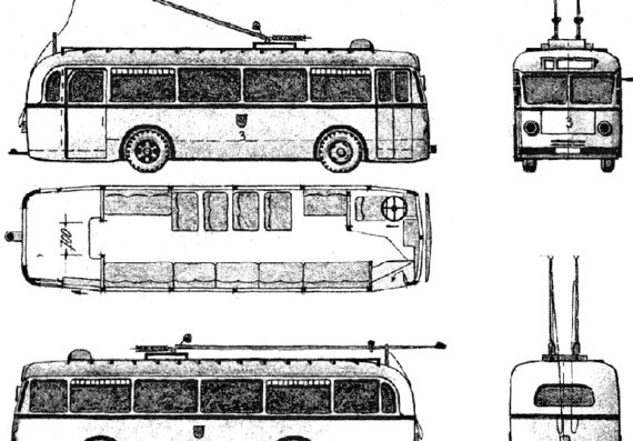 Henschel-SSW Obus truck (1940) - drawings, dimensions, pictures