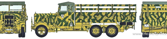 Henschel 33 D1 truck (1940) - drawings, dimensions, pictures
