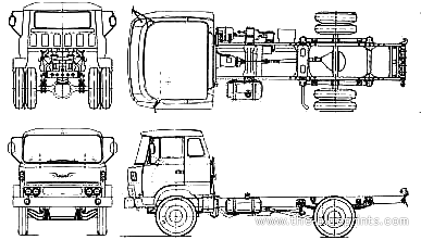 Hino KB truck (1980) - drawings, dimensions, pictures