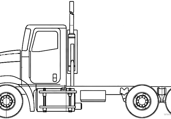 Truck International 9200i (2005) - drawings, dimensions, pictures