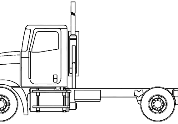 Truck International 9400i (2005) - drawings, dimensions, pictures