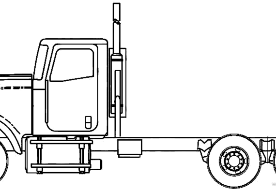 Truck International 9900i (2005) - drawings, dimensions, pictures