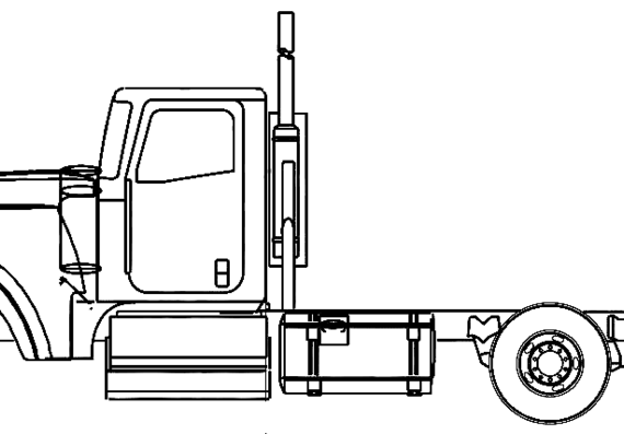Truck International 9900ix (2005) - drawings, dimensions, pictures