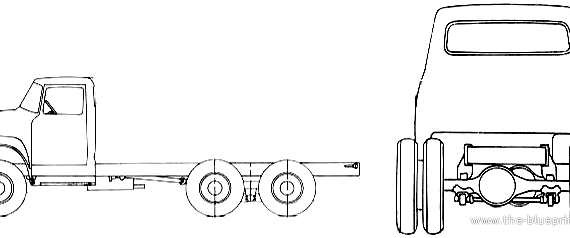 Truck International BCF-180 - drawings, dimensions, figures