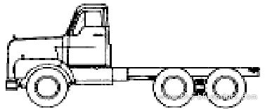 Truck International DBF-402 (1960) - drawings, dimensions, pictures