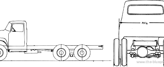 Truck International DCF-180 - drawings, dimensions, figures