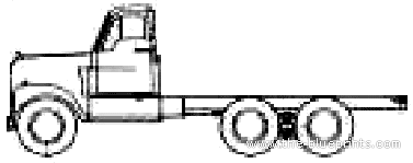 Truck International DF-402 (1960) - drawings, dimensions, pictures