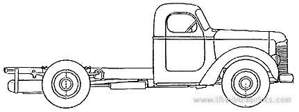 International KB-8 Truck (1946) - drawings, dimensions, pictures