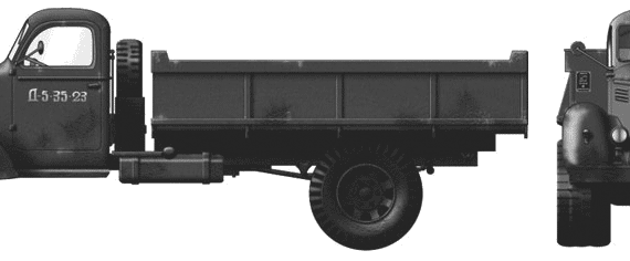 Truck International KR-11 5-ton 4x2 - drawings, dimensions, figures