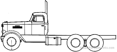 Truck International RDF-405 - drawings, dimensions, pictures