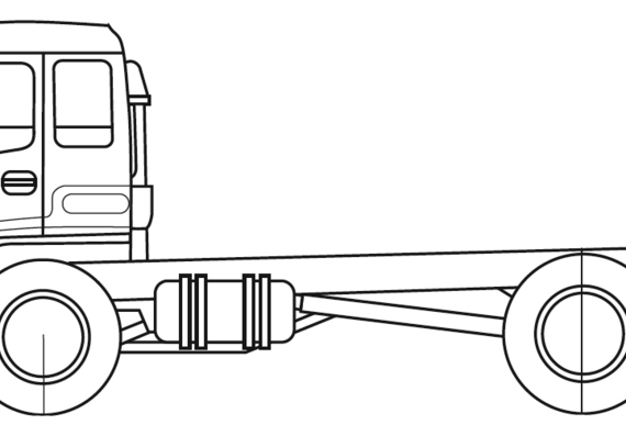 Isuzu FTR truck - drawings, dimensions, figures