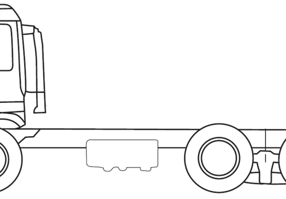 Isuzu FXR Tandem truck - drawings, dimensions, pictures