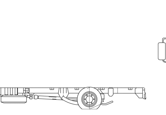 Iveco ML100 E21 truck - drawings, dimensions, figures
