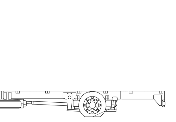 Грузовик Iveco ML120 E24 - чертежи, габариты, рисунки