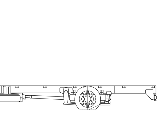 Грузовик Iveco ML160 E28 - чертежи, габариты, рисунки