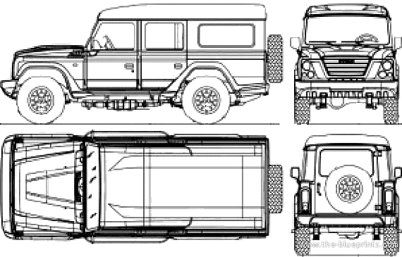 Iveco Massif LWB truck (2009) - drawings, dimensions, pictures