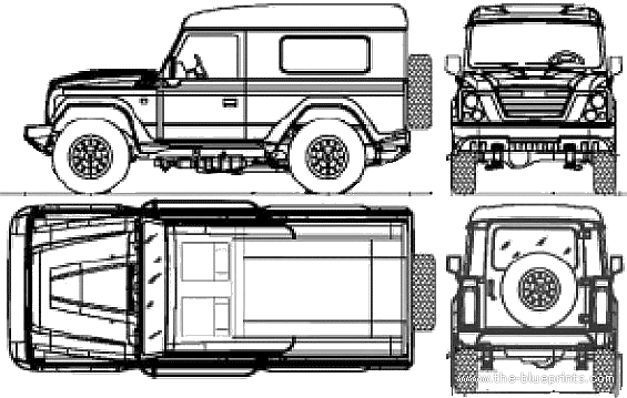 Iveco Massif SWB truck (2009) - drawings, dimensions, pictures