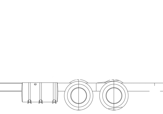 Грузовик Iveco Stralis AT10 8x4 - чертежи, габариты, рисунки