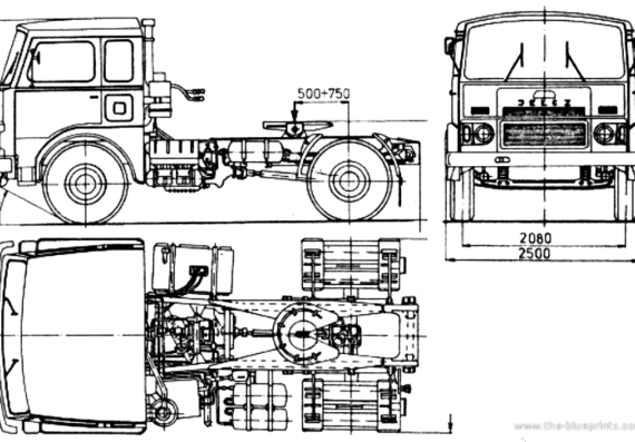 Jelcz 327D truck (1995) - drawings, dimensions, pictures